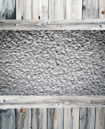Gray wooden wallの写真素材