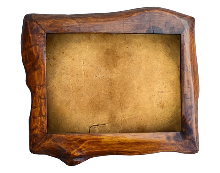 Wooden vintage frameの写真素材