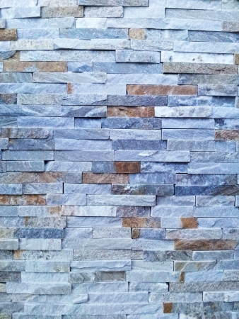 Blue stone wallの写真素材