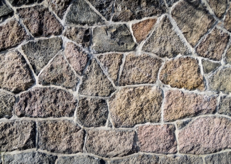 Big stone wallの写真素材