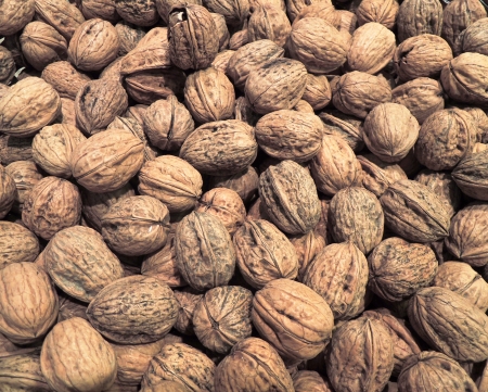 Walnut backgroundの写真素材
