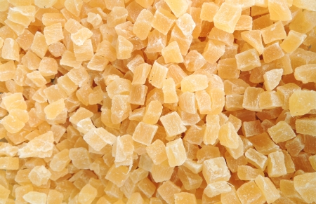 Dried pineapples backgroundの写真素材
