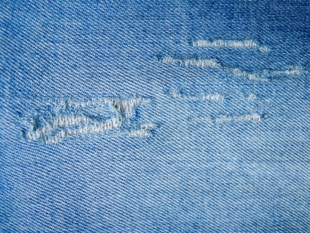 Old blue jean textureの写真素材