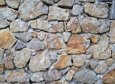 Stone wall background textureの写真素材