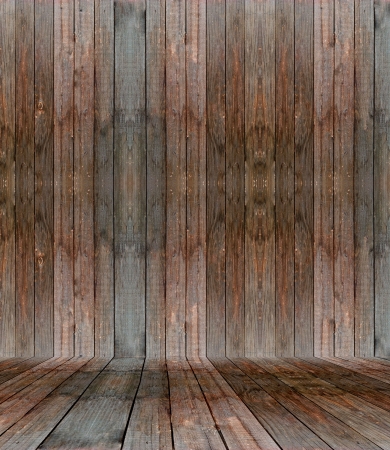 Abstract old wooden roomの写真素材