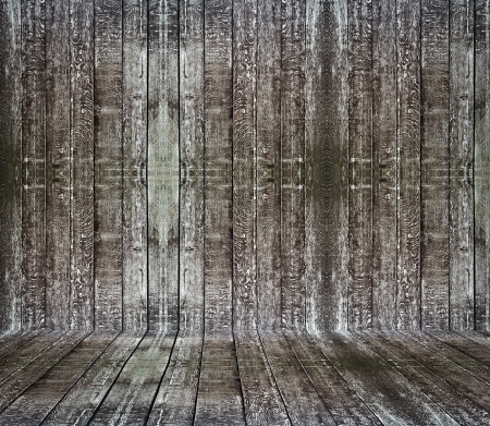 Abstract old wooden roomの写真素材