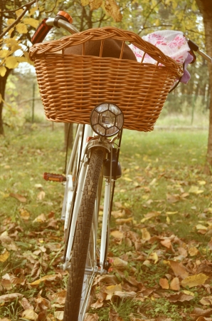 Old vintage bicycleの写真素材