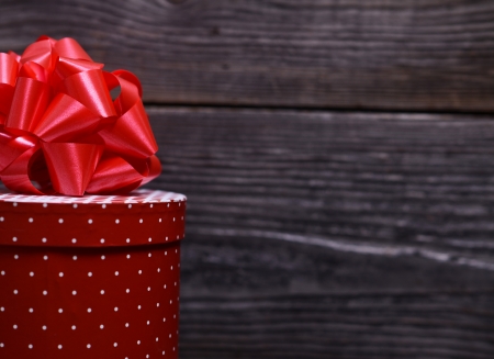 Christmas present backgroundの写真素材