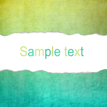 Yellow and cyan concrete background texture with blank space for textの写真素材
