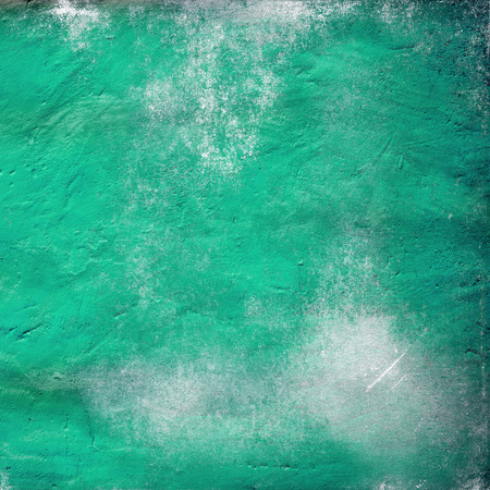 Cyan concrete wall backgroundの写真素材