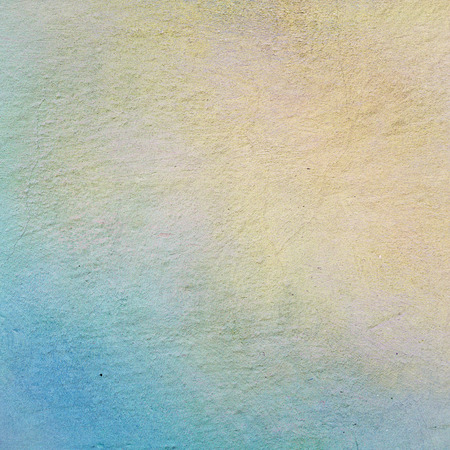Blue and yellow wall backgroundの写真素材