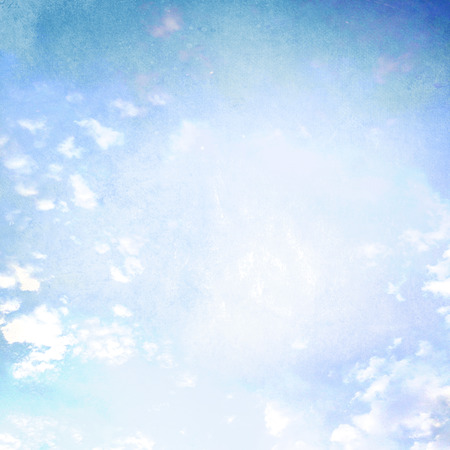 Blue vintage sky background textureの写真素材