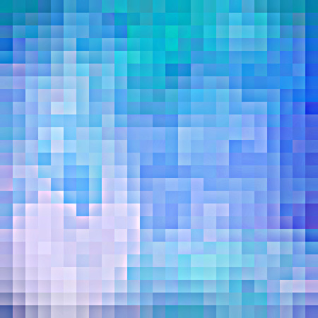 Abstract blue pixel backgroundの写真素材