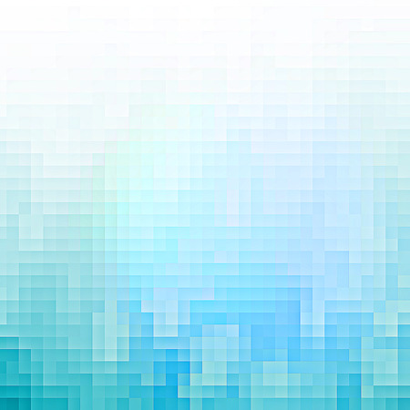 Abstract blue pixel backgroundの写真素材