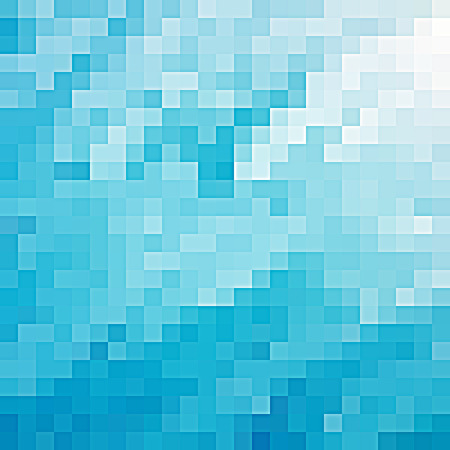 Turquoise abstract pixel backgroundの写真素材