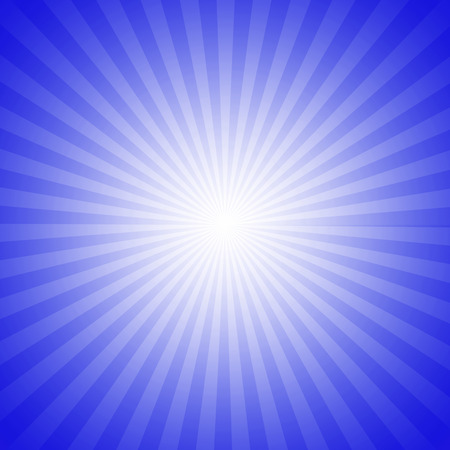 Blue starburst effect backgroundの写真素材