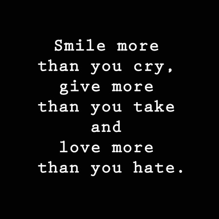 Inspirational and motivational quote. Effects poster, frame, colors background and colors text are editable. Ideal for print poster, card, shirt, mug.の写真素材