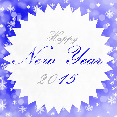 Happy New Year 2015の写真素材