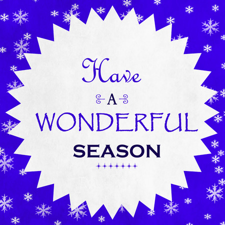 Merry Christmas Season Greetings Quoteの写真素材