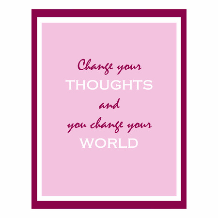 Inspirational and motivational quote. Effects poster, frame, colors background and colors text are editable. Ideal for print poster, card, shirt, mug.の写真素材