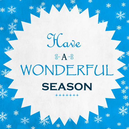 Merry Christmas Season Greetings Quoteの写真素材