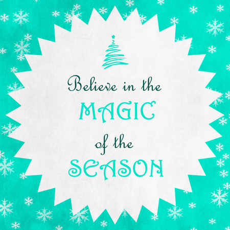 Merry Christmas Season Greetings Quoteの写真素材