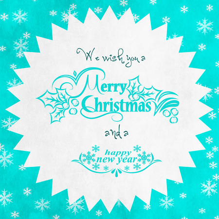 Merry Christmas Season Greetings Quoteの写真素材