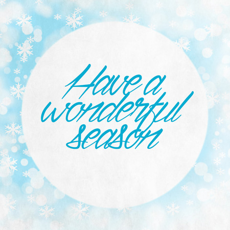 Merry Christmas Season Greetings Quoteの写真素材