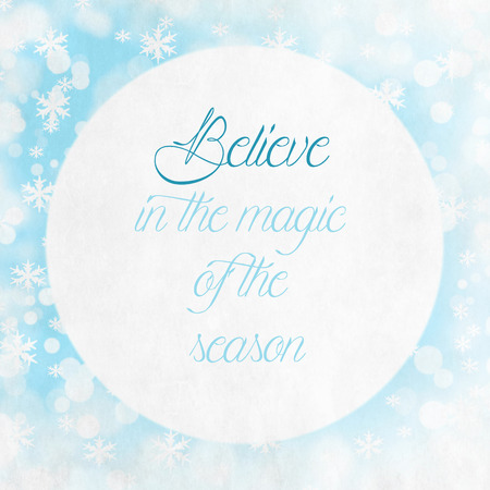 Merry Christmas Season Greetings Quoteの写真素材
