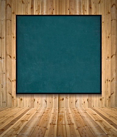 Blank advertising billboard in Interior roomの写真素材