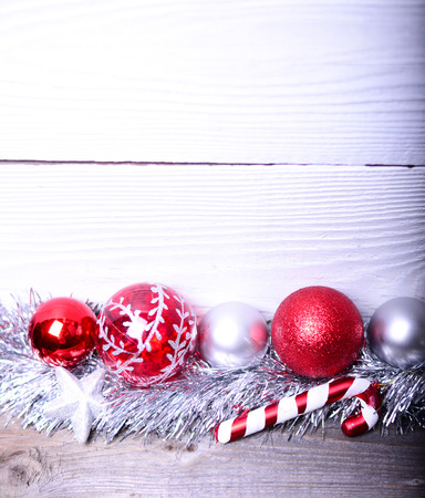 Christmas ornament on white backgroundの写真素材