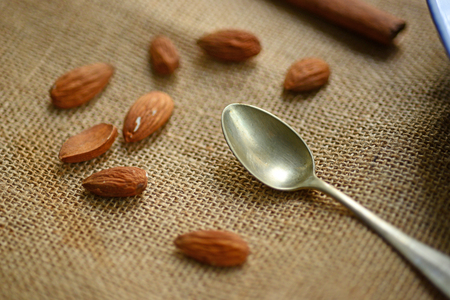 Old rustic teaspoonの写真素材