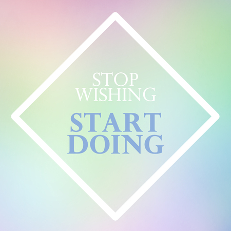Colorful pastel quote backgroundの写真素材