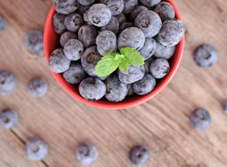 Fresh blueberry closeupの写真素材