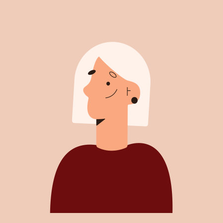 female user icon-girl icon-businesswoman sign-human illustration-community vector flat illustrationのイラスト素材