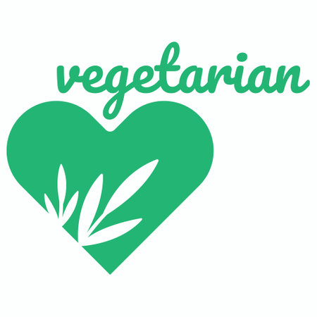 Green vegan icon. Bio, ecology and organic logo and badge, label.Vector illustration.のイラスト素材