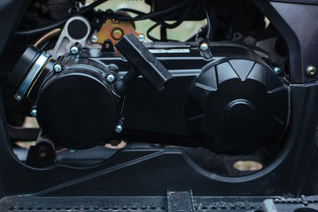 ATV internal combustion engine. sport and travel concept