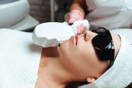 Elos procedure for face and body rejuvenationの写真素材