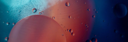 banner or planets universe cosmic abstract background. Abstract molecule sctructure. Water bubbles....