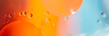 banner or planets universe cosmic abstract background. Abstract molecule sctructure. Water bubbles....
