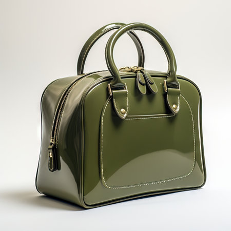 hyper realistic, ladies vanity pastel bag on a white backgroundの素材