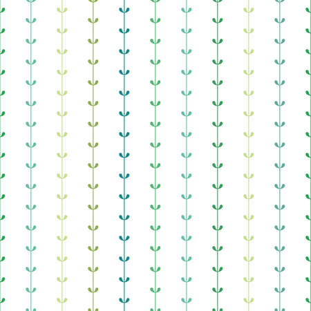 Vector simple leaves texture. Seamless pattern background. Floral stylish swatch. For fabric, wallpaper, scrapbooking, card, invitations or wrapping.のイラスト素材