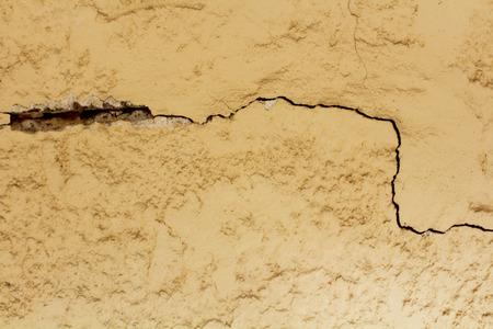 Fracture on the wallの写真素材