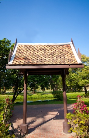 arch Thai architectureの写真素材