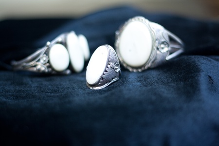 Ivory ringsの写真素材