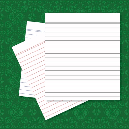 Blank white paperのイラスト素材