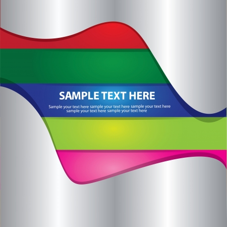 Metal and colorful card,vectorのイラスト素材