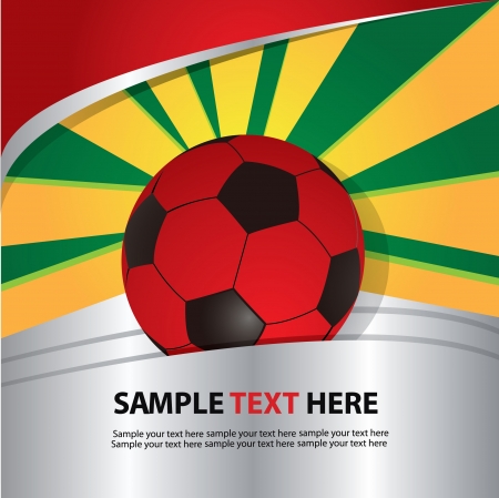 vector abstract football design illustrationのイラスト素材