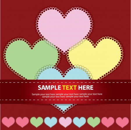 Heart abstract,Vector のイラスト素材