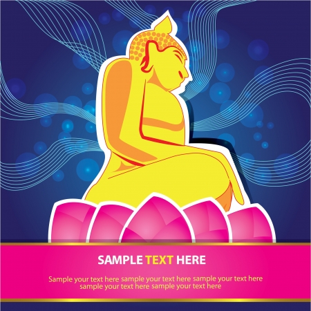 Buddhist ,Vector のイラスト素材